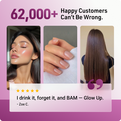 Multi Collagen Peptides Powder with Hyaluronic Acid, Biotin & Vitamin C (Unflavored)