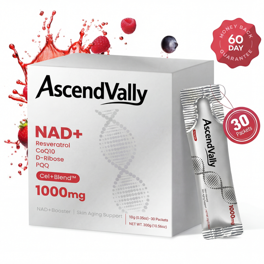 NAD+ 1000mg LipoBlend™ (Delicious Raspberry Formula)